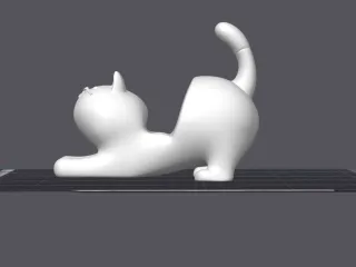 Cat phone stand