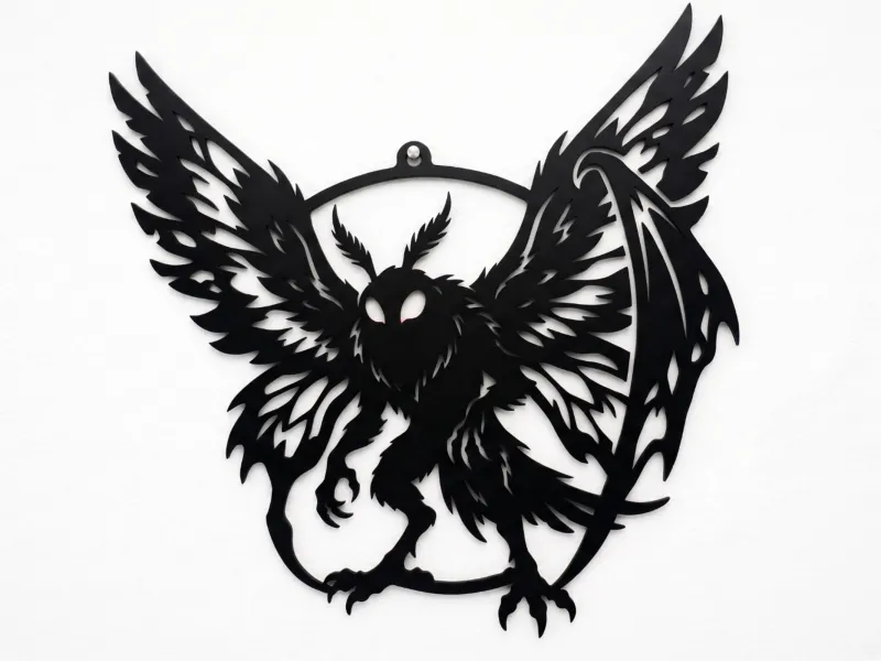 Mothman Halloween Wall Art