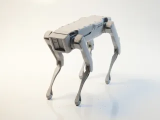 Robot Dog Quadruped Sci-Fi Model 3D Printable