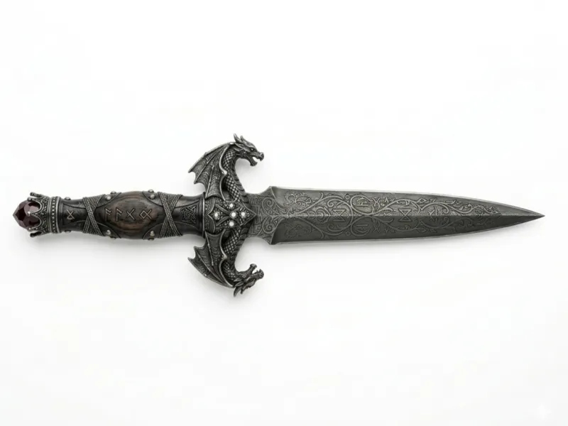 Dragon's Awakening Dagger - High-Detail Ornamental Prop