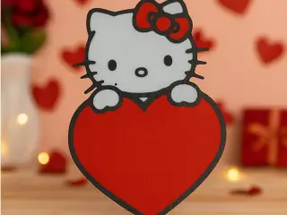 Hello kitty LOVE valentines.