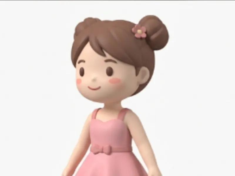 Girl in gala outfit