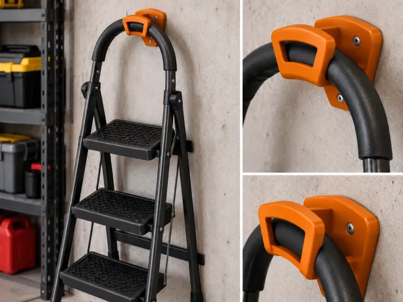 Suporte de Parede para Escada de Degraus