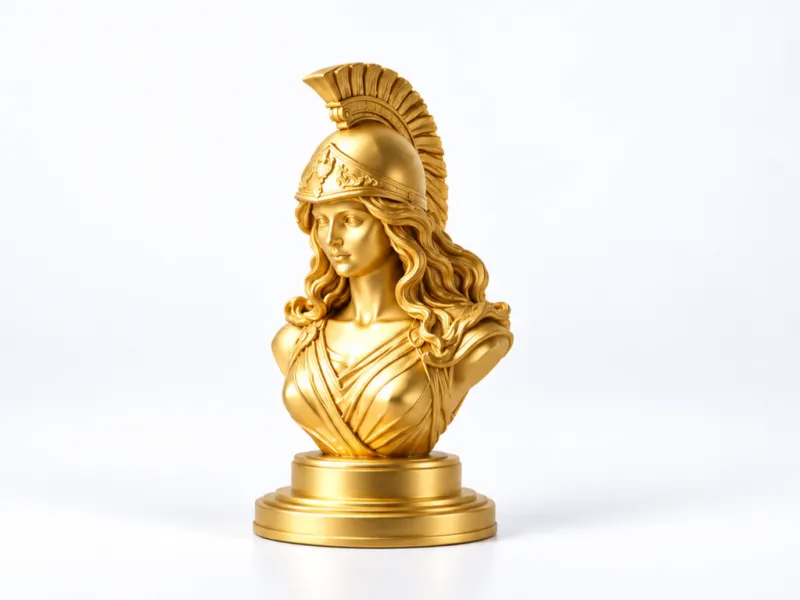 Athena Bust STL File | Greek Statue 3D Model | Classical