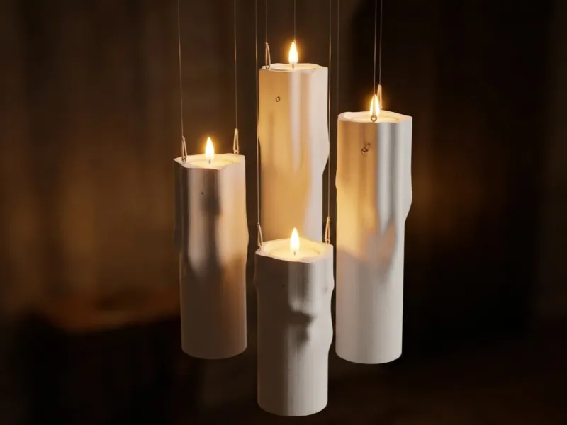 Floating Candles Harry Potter Style- Hanging Set of 3