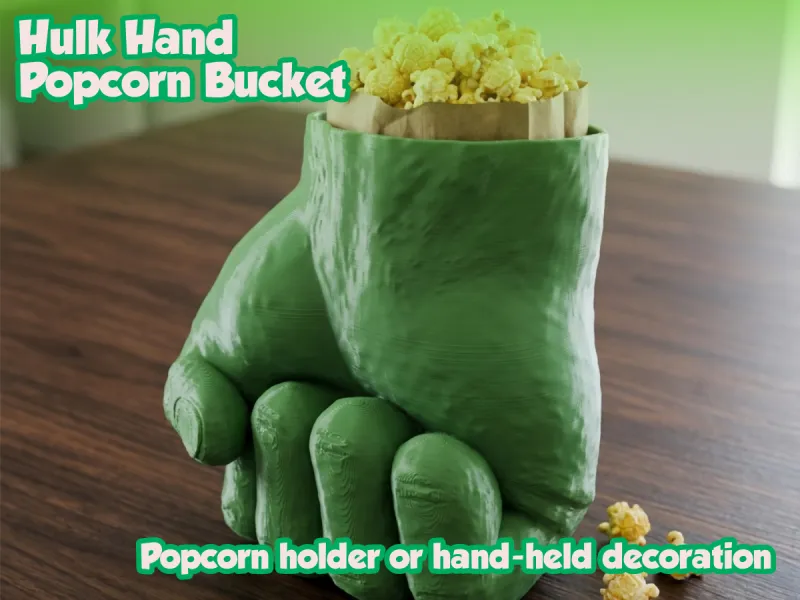 Hulk Hand, Popcorn Bucket