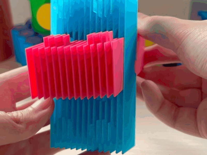 Quantum Brick See-through