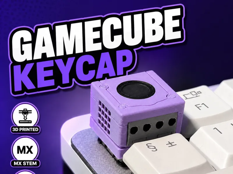 GameCube Inspired Mechanical Keycap MX Compatible