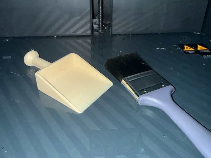 Pelle à poussière pour chambre d'imprimante 3D
