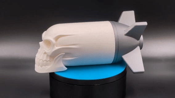 Crâne Nucléaire - Décoration de Bureau Sombre