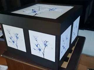 blue lillies box