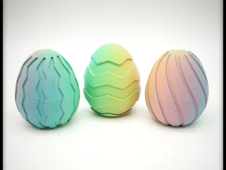 Patterned EasterEgg Collection