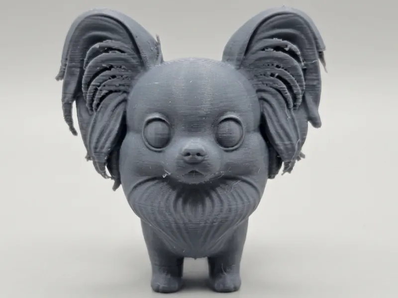 可爱蝴蝶犬3D打印模型——蝴蝶犬小雕像