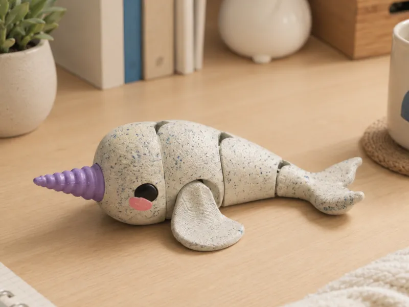 🦄🌊 Narval Flexi Articulado / Unicornio del océano