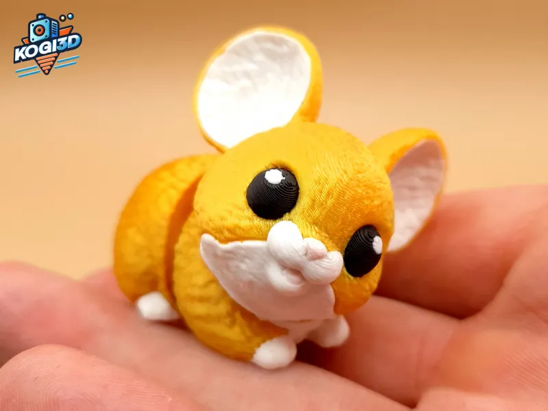 Cute Mini Flexi Pika Mouse