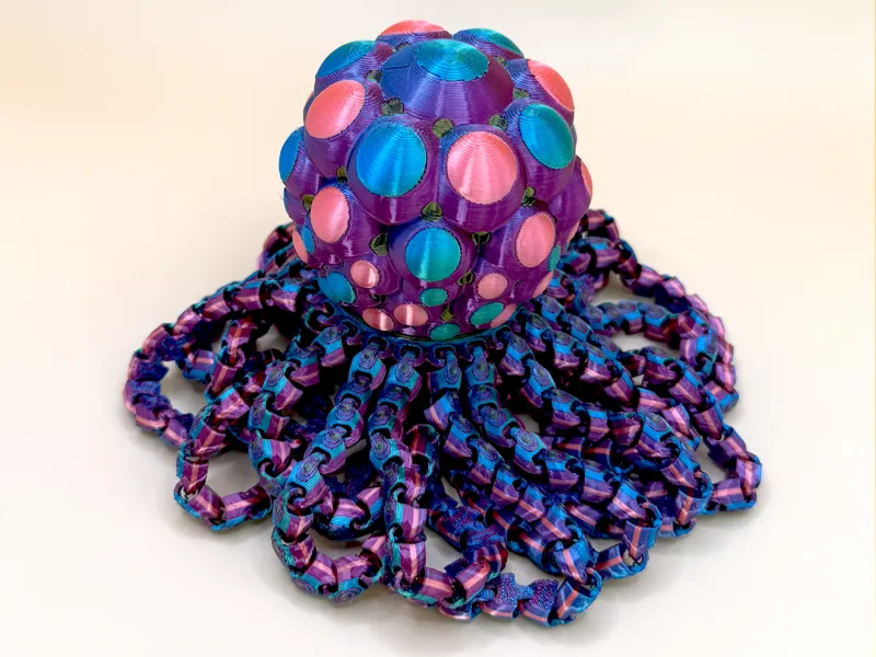 Jellyfish Bubble Fidget Toy | Small Body | 4-Color 22 t.