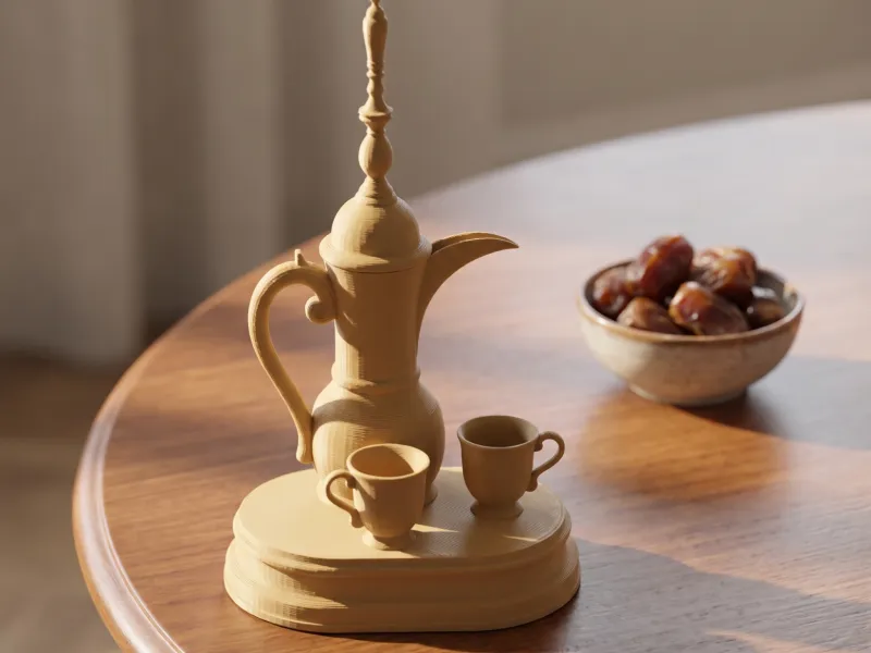 Najdi Dallah & Finjan – Saudi Coffee Miniature