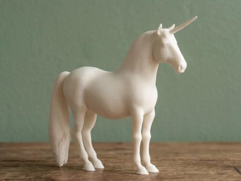 Simple Unicorn Sculpture / Toy / Figure