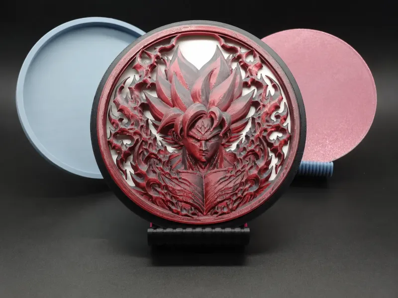 Dragon Ball Son Goku Layered Wall Decor