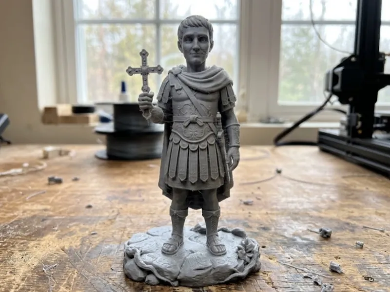 Santo Expedito - Escultura de São Expedito