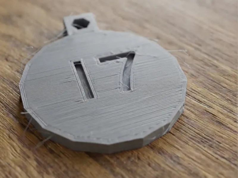 Number 17 Tag