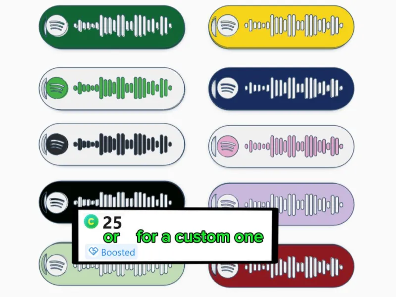 Custom Spotify Code: Never Gonna Give You Up (Rickroll)