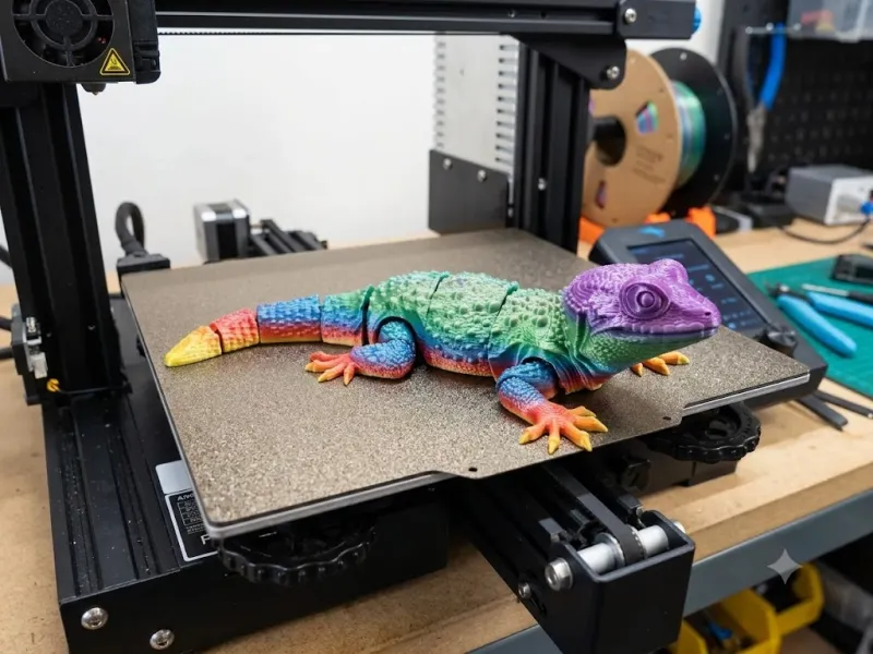 Lagarto Articulado Realista