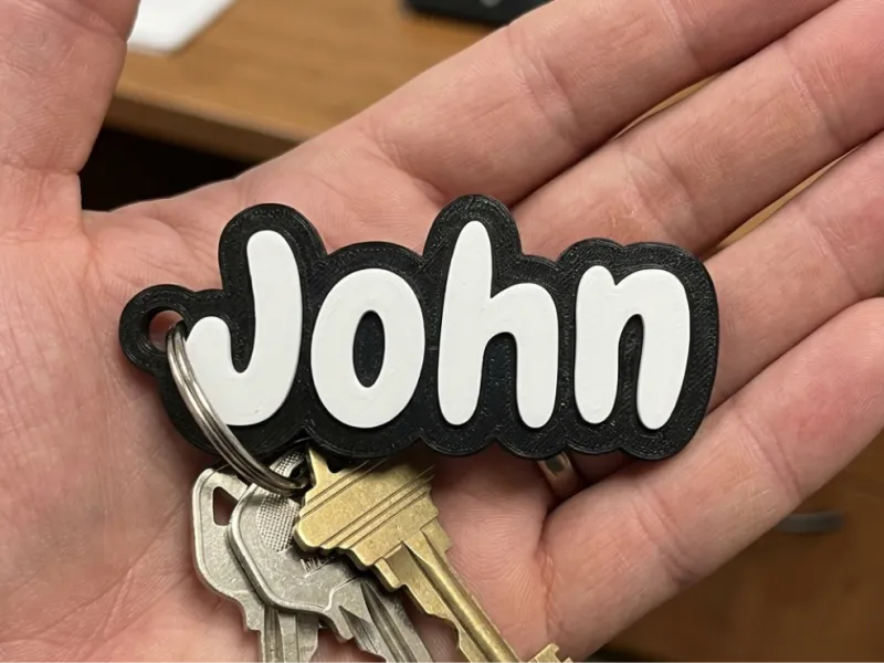 Llavero  con nombre John