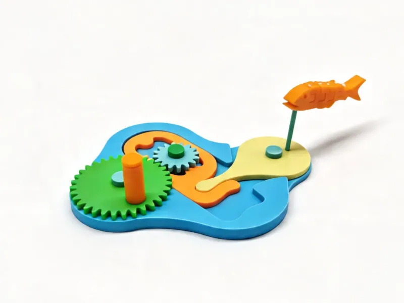 Mechanical Transmission Toy – A Swimming Fish
