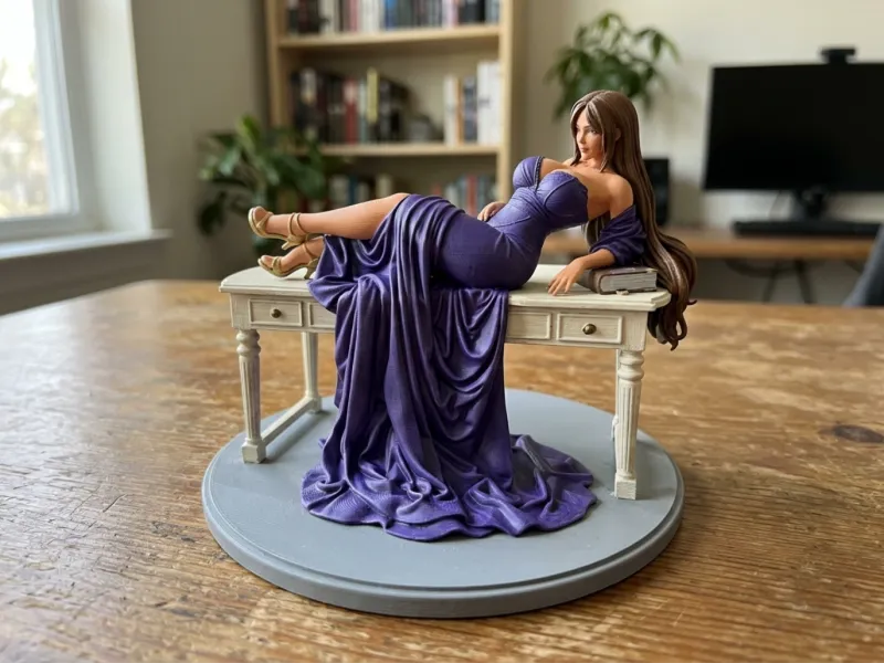 Sexy Librarian - Desk Pose