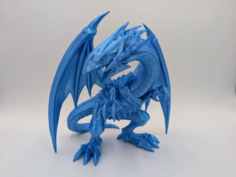 Mavi Gözlü Beyaz Ejderha Heykeli – Yu-Gi-Oh! Vitrin Heykeli