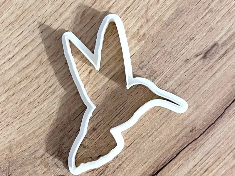 Hummingbird Shape Cookie Cutter STL File, 5 sizes, Colibri