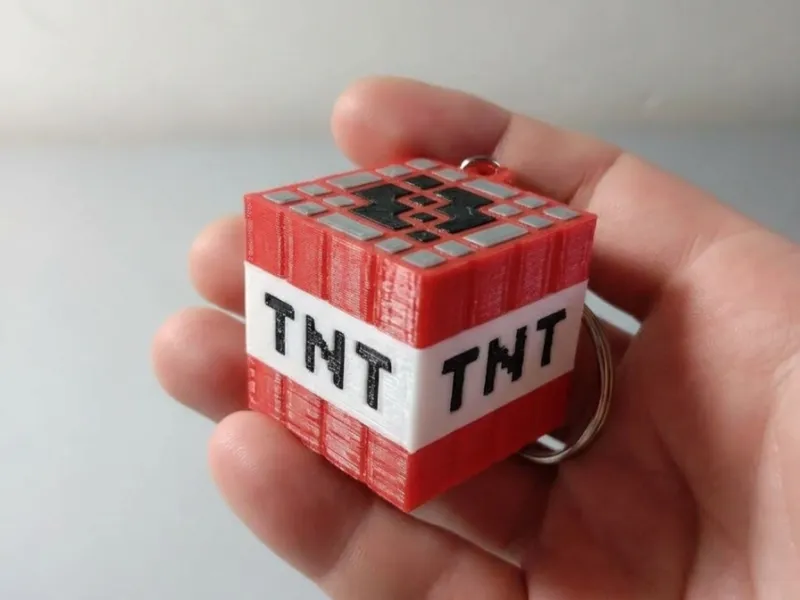 マインクラフトTNTキーチェーン