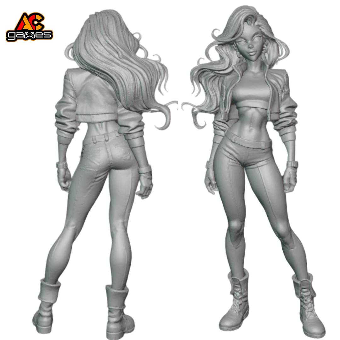 Amara – Flame Villainess Anime STL for 3D Printing
