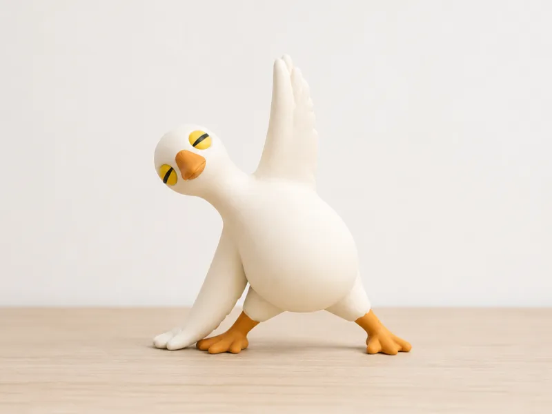 Triangle Yoga Goose