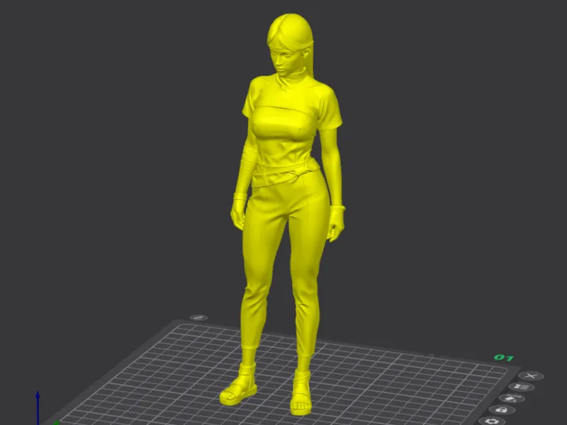 Ino Yamanaka Realistic 3D Model (Naruto) realistic anime