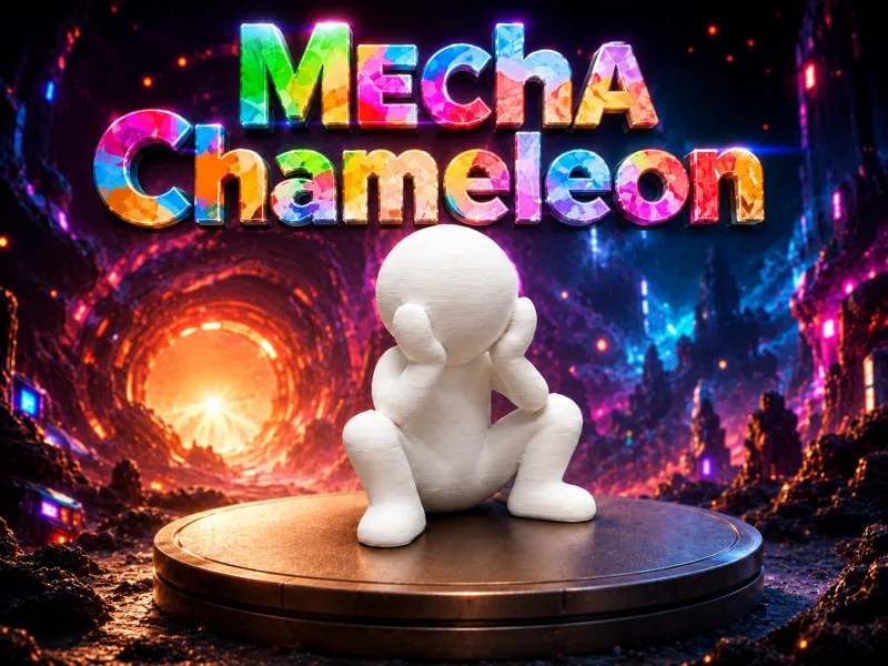Mecha Chameleon, Multiple Poses