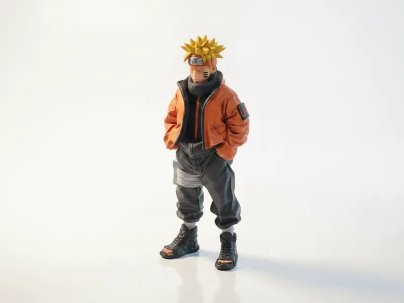 ストリートスタイルのナルトフィギュア アニメキャラクター 3Dプリント可能