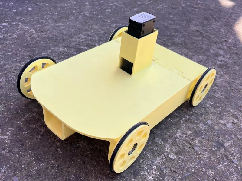 Coche propulsado por soplador