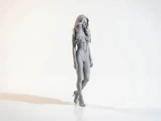 Female Figure Statue Collectible 3D Printable