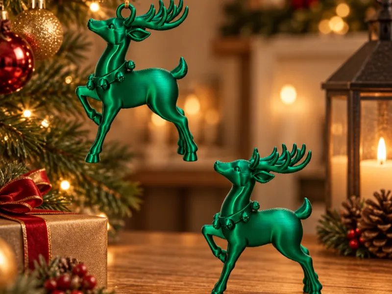 Weihnachtsrentier – Stehende & Hängende Dekoration
