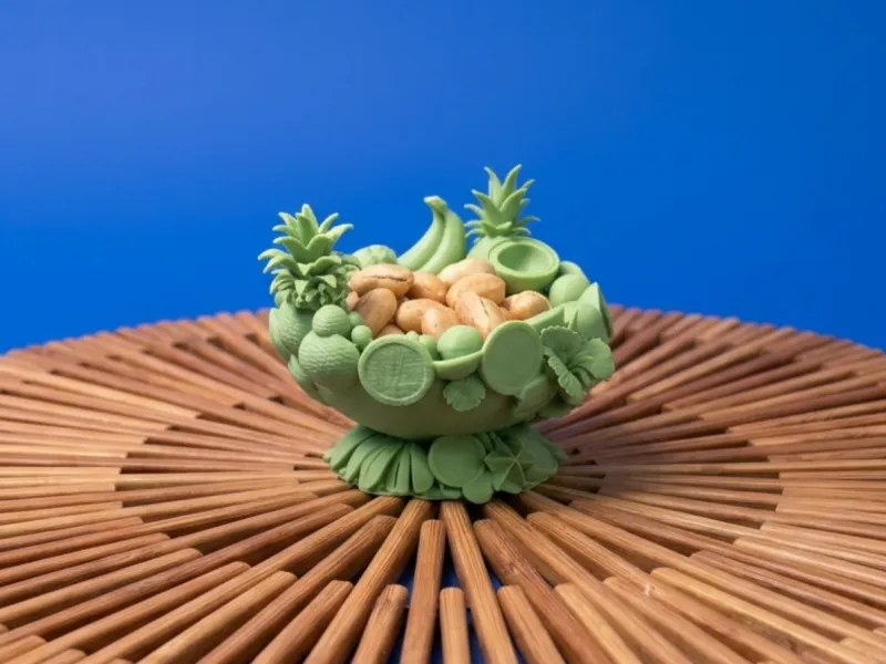Little bowl of tropical sweets