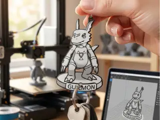 LLavero de Digimon - Guilmon