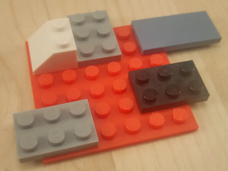 50x50 Lego Uyumlu Plaka