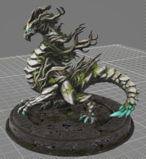 Sylvan Dragon - Ancient Forest Guardian Tabletop Miniature