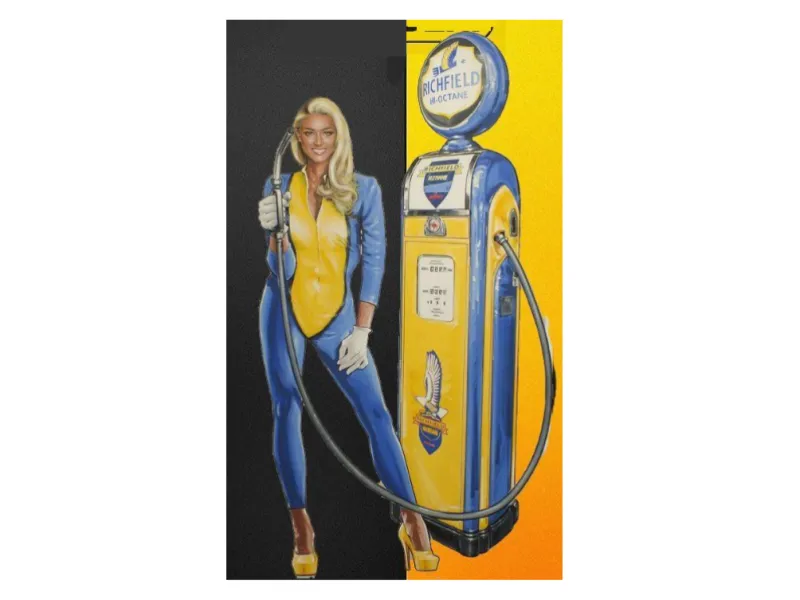 Gas Pump Pinup