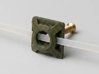 Cable zip mount