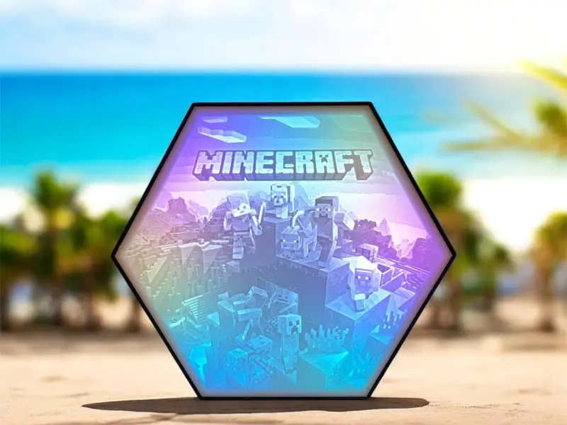 Minecraft Hexagonlamp 001