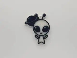 Cute Alien Keychain #1