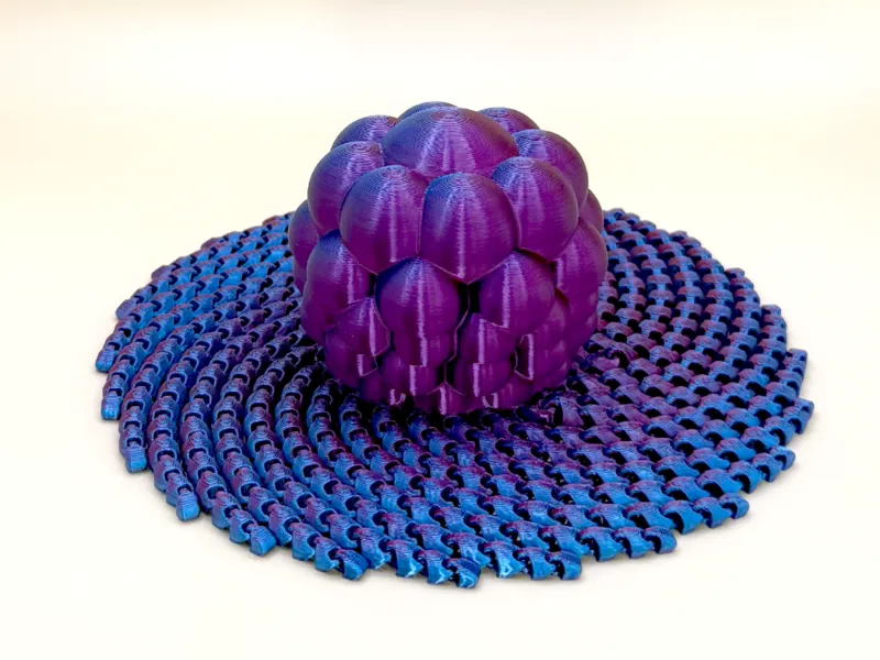 Jellyfish Bubble Fidget | Print-in-Place | Large Body 25 t.